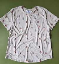 Load image into Gallery viewer, Adult Bamboo cotton Cactus Tee Large

