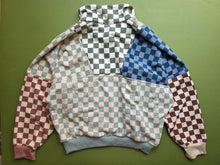 Load image into Gallery viewer, Adult Checkers Half-Zip Sweater Medium
