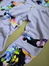 Load image into Gallery viewer, Watercolor Lilac French Terry Oversized Set 4T
