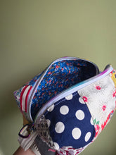 Load image into Gallery viewer, Upcycle Vintage Quilted Boxy Bag
