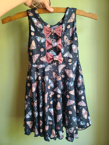 Bow back twirl dress